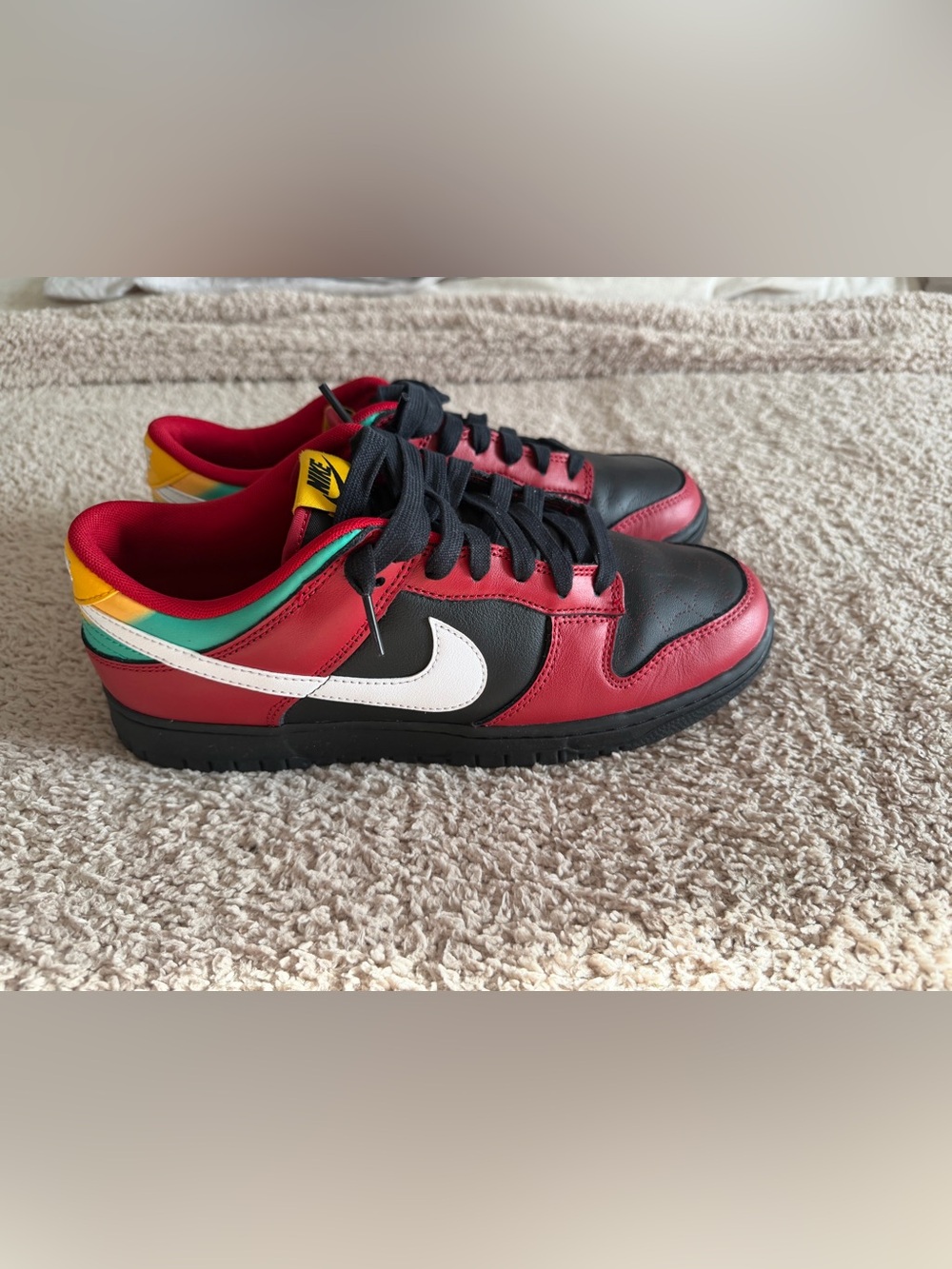 Nike Dunk Low Retro LTD Biker Tattoos Sneakers Size 9 FZ3057-001
